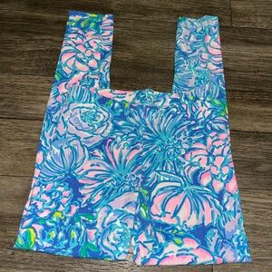 Lilly Pulitzer Maia Leggings Girls Large In Full Bloom